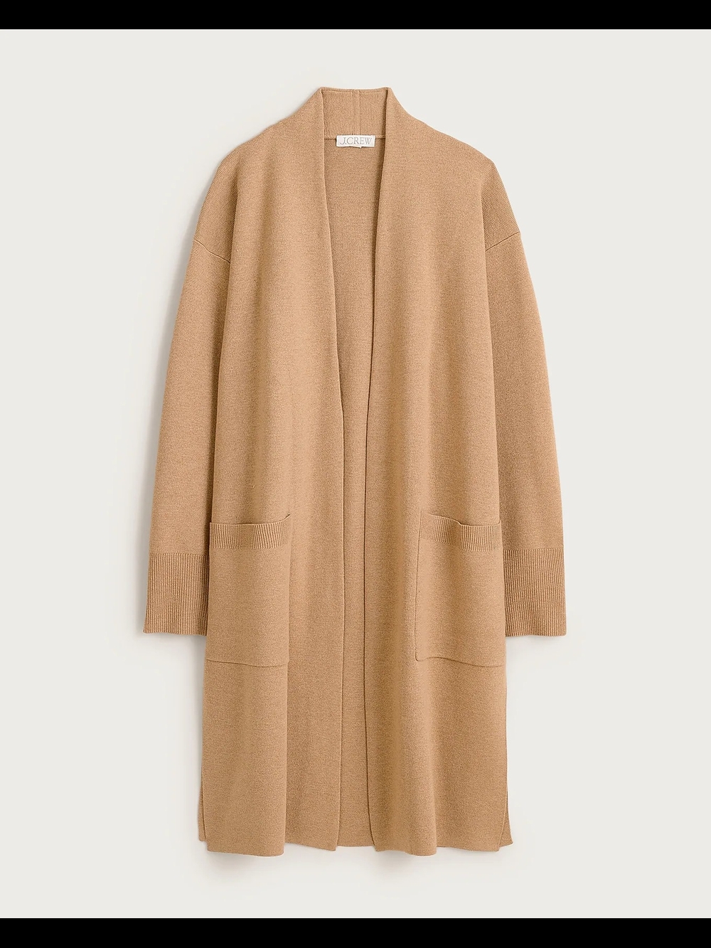 JCrew NWT XXS Long Sweater Blazer With Side Slits